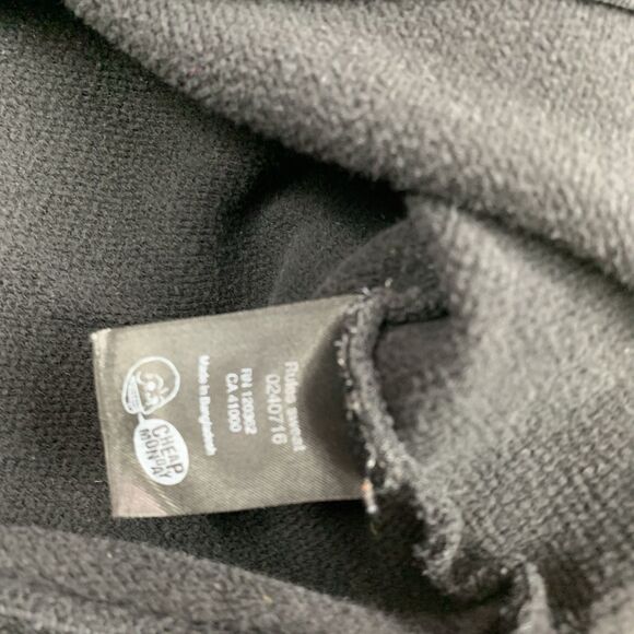 Cheap Monday Stockholm Pullover Men Size Large Black Long Sleeve Logo Crew - Picture 11 of 15